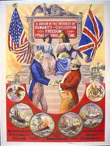 A poster from the United States and Great Britain Industrial Exposition (1899-1900)